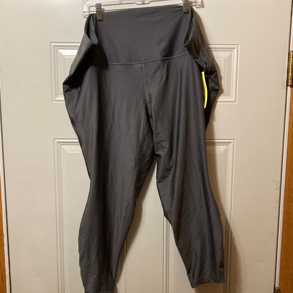 All in Motion Charcoal Ankle Pants 4X NWT